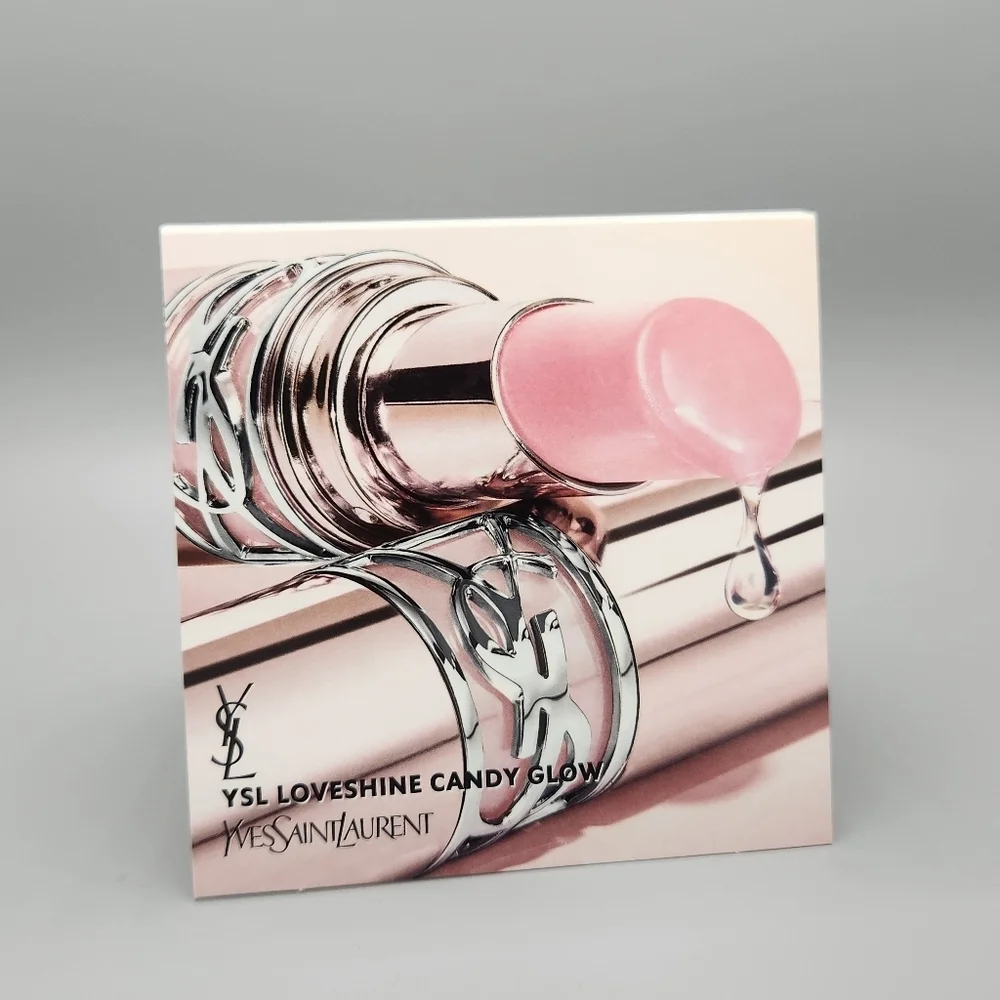 YSL Loveshine Candy Glow Lip Balm Sampling Card 1B 44B 3B | Pack of 12